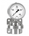 5210 Differential pressure gauges with diaphragm DiP2Ch 100-3 400 mbar bayonet ring case ARMANO