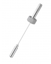 8299.1 Special stems for gas-actuated thermometers A3.2 stem without bent tube, capillary line between thermometer and vessel process connection union nut ARMANO